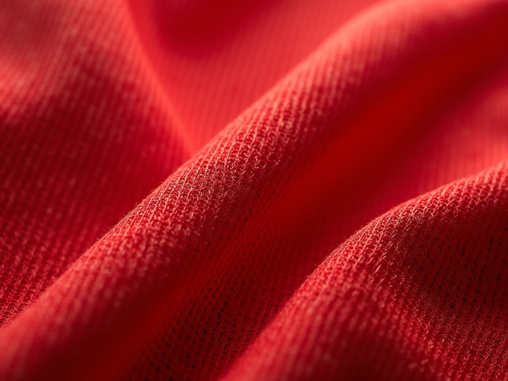 Gros plan sur le tissu technique d'un maillot de foot enfant