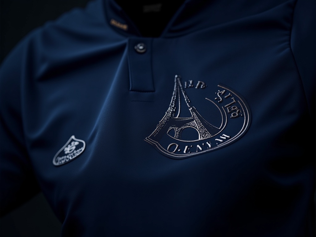 Maillot de foot PSG édition limitée concept avec motifs parisiens