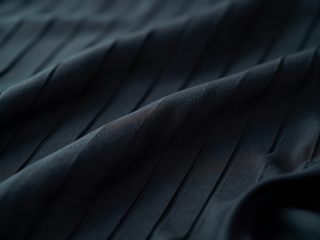 Détail tissu maillot de foot motif rayures verticales anthracite