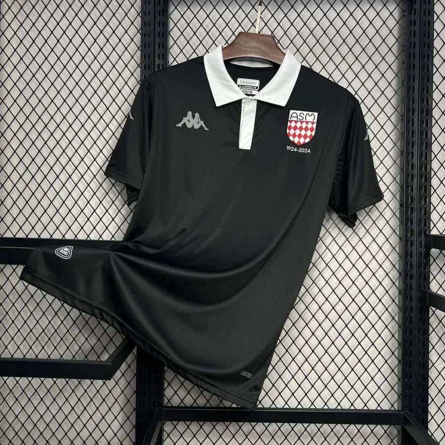Maillot AS Monaco 2024-2025 noir officiel