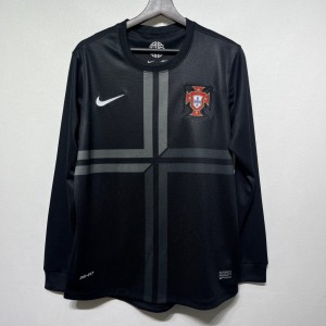 Maillot Portugal Extérieur 2012 Retro Manches Longues