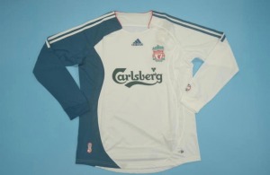 Maillot Liverpool 2006/07 Extérieur Manches Longues