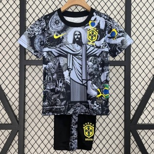 Maillot Brésil Enfant 24/25 Noir Spécial