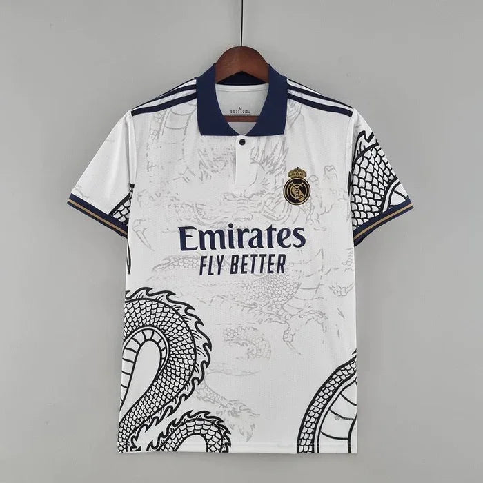 127.jpg Maillot Real Madrid 2023-2024 Édition Dragon Blanc