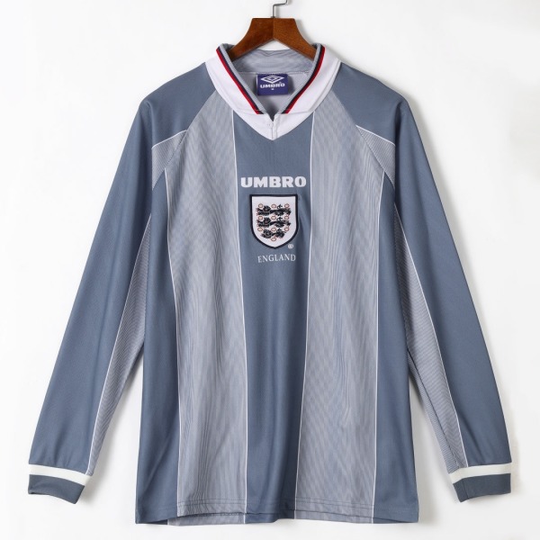 Maillot Angleterre Extérieur 1996 Rétro Manches Longues