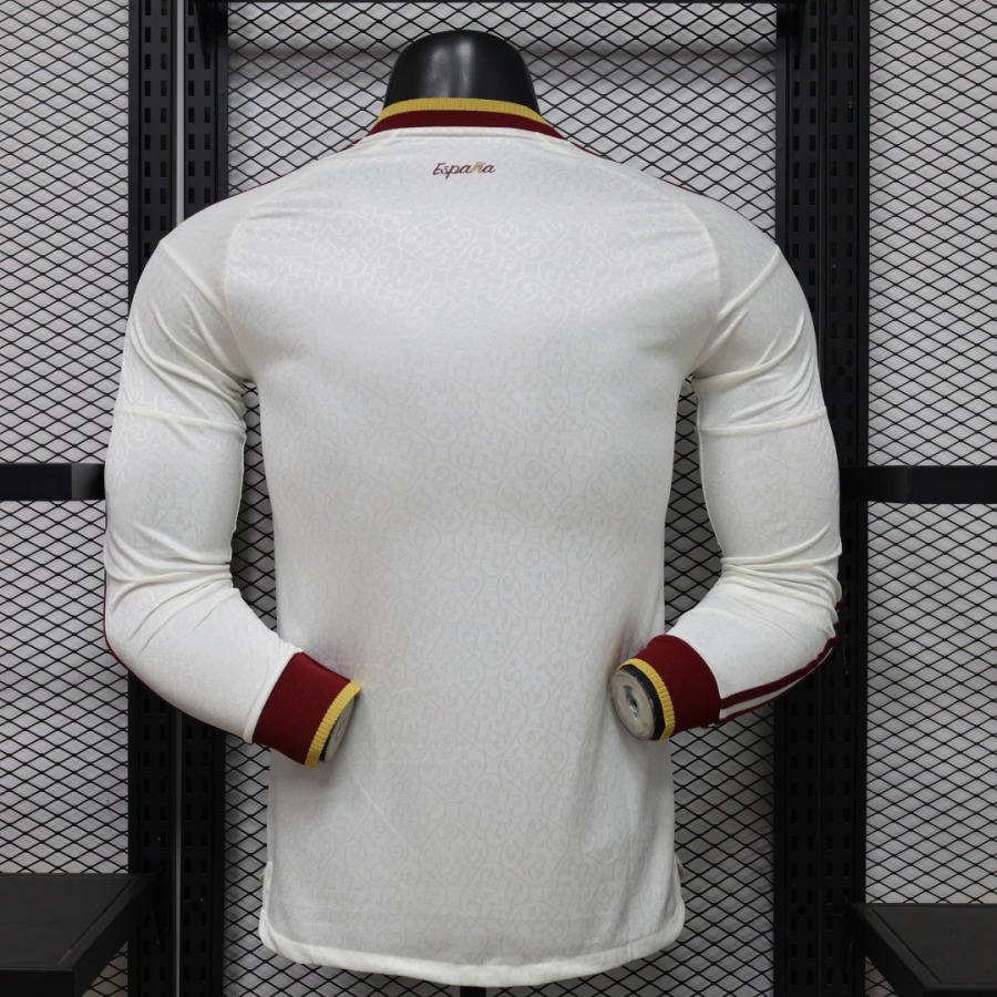 17f7a934f88fa87e96782d48a04da6c8.jpg Maillot Espagne Extérieur 2026 Manches Longues