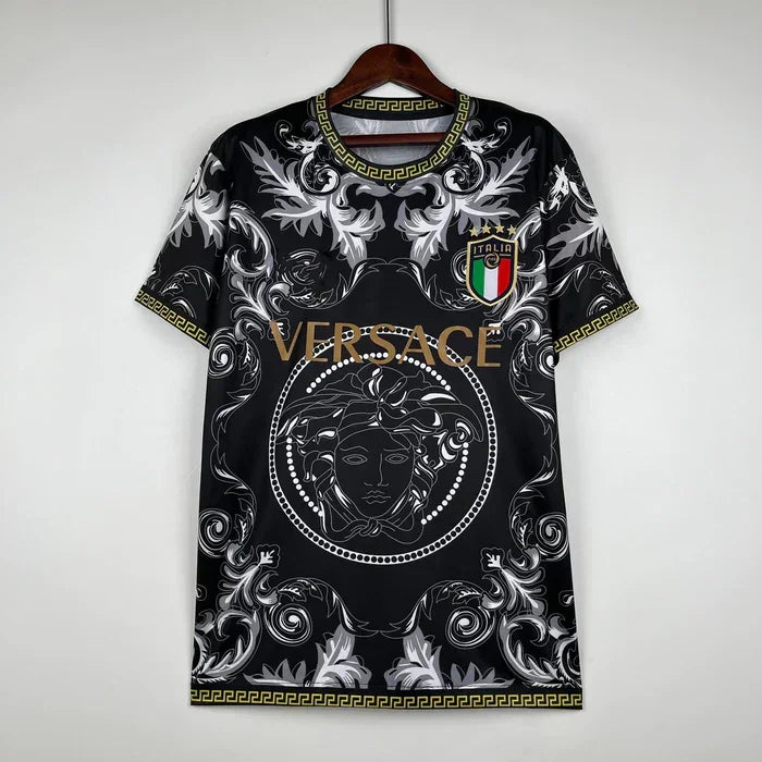 Maillot Italie 2023-2024 Versace Noir