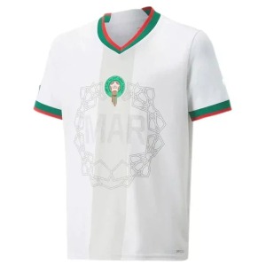 Maillot Maroc Extérieur 2022 Coupe du Monde Blanc