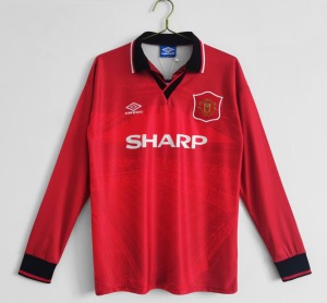 Maillot Manchester United 1994/95 Domicile Manches Longues