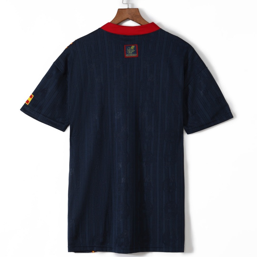 24c8b75db981e4741f73dd97fe6439d5.jpg Maillot Espagne Extérieur 1996 Retro
