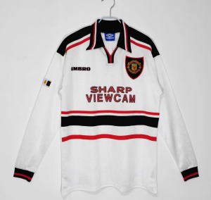 Maillot Manchester United 1998/99 Extérieur Manches Longues