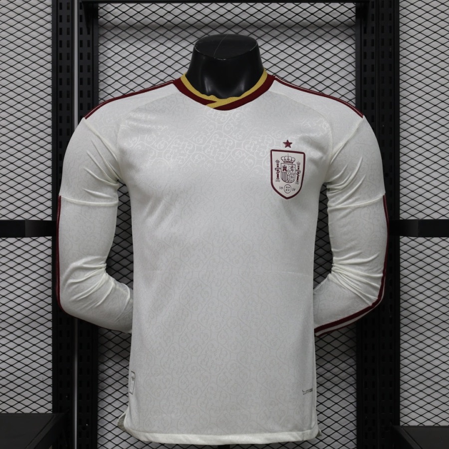 2df966dd97b3467266e4c86c6e75bb8e.jpg Maillot Espagne Extérieur 2026 Manches Longues