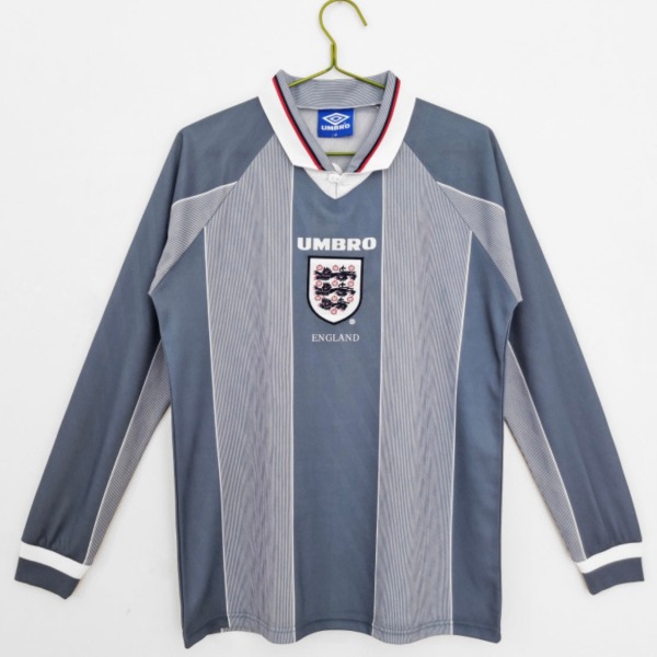 Maillot Angleterre 1996 Extérieur Manches Longues