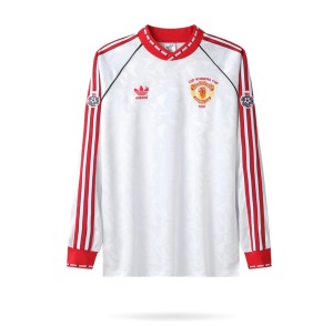 Maillot Manchester United 1990/91 Extérieur Manches Longues