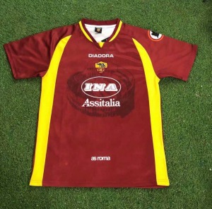 Maillot AS Roma 1997/98 Domicile