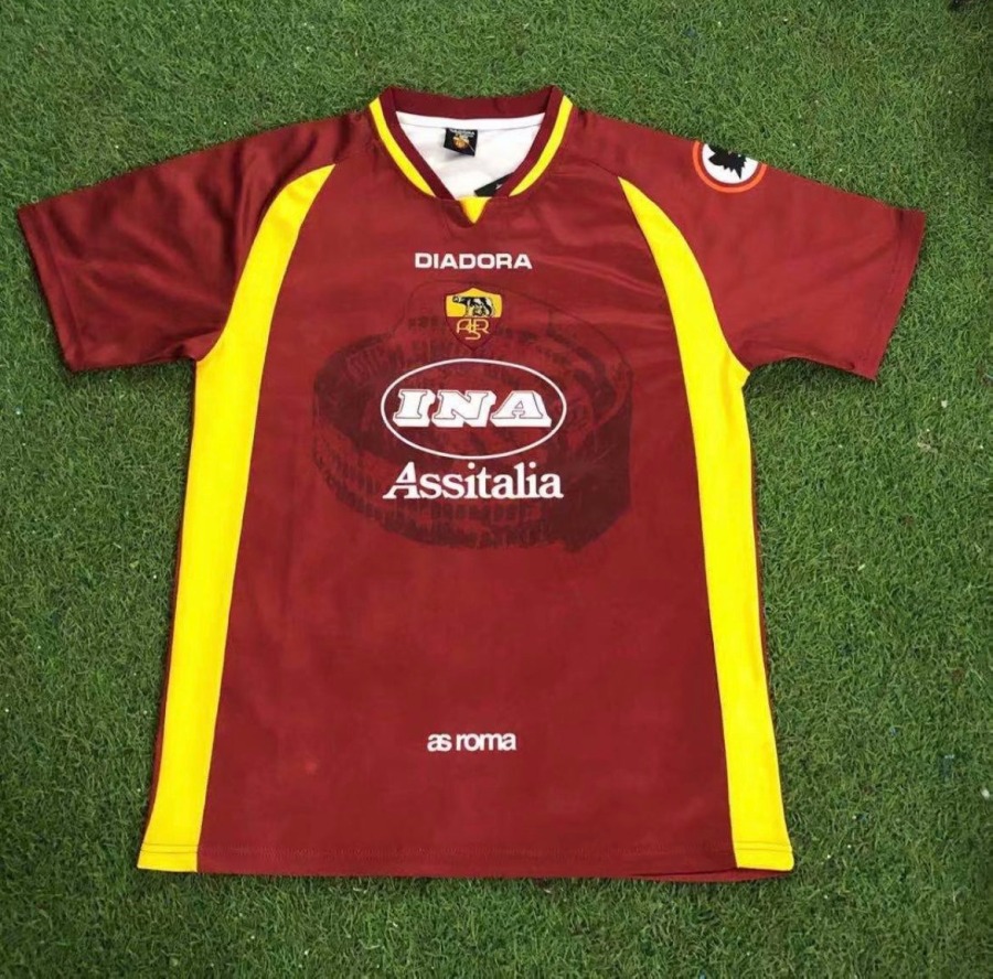 Maillot AS Roma 1997/98 Domicile