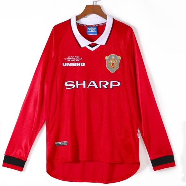 Maillot Manchester United Domicile 1999-2000 Manches Longues