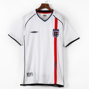 Maillot England Domicile 2001-2003 Retro