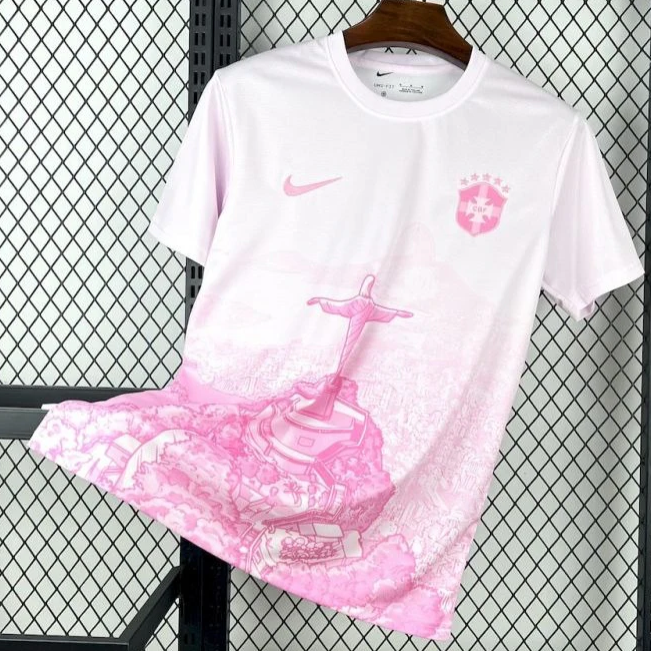 Maillot Brésil 25/26 Rose Édition Spéciale