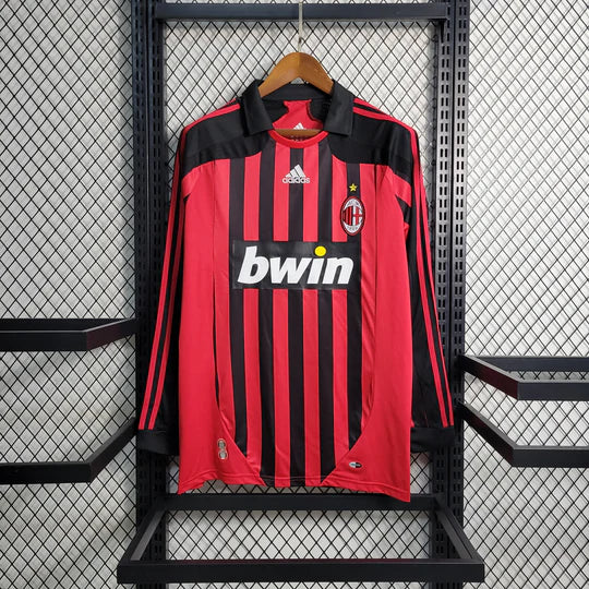 Maillot AC Milan Rétro 2007-2008 Manches Longues