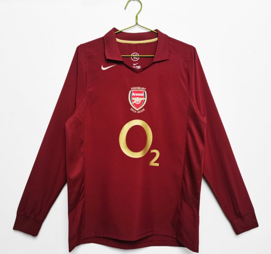 597D0E75-94DF-4247-9A02-06B27C21F7D2.jpg Maillot Arsenal 2005/06 Domicile Manches Longues