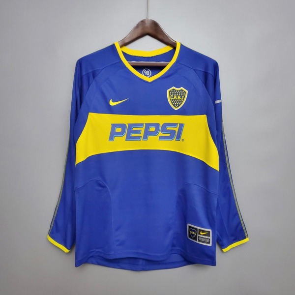 Maillot Boca Juniors Domicile 2003/04 Manches Longues