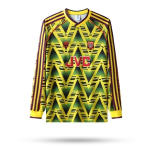 Maillot Arsenal 1992/93 Extérieur Manches Longues
