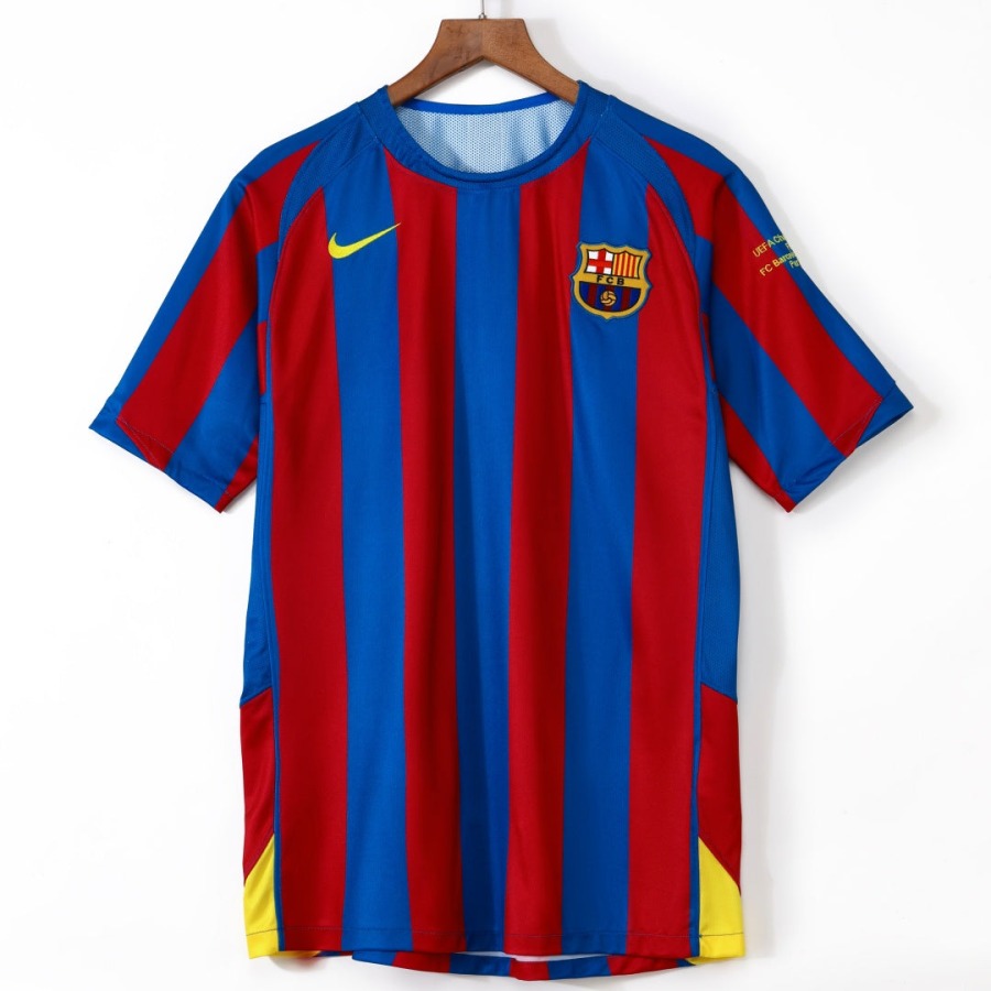 Maillot Barcelone Domicile 2005-2006 Rétro