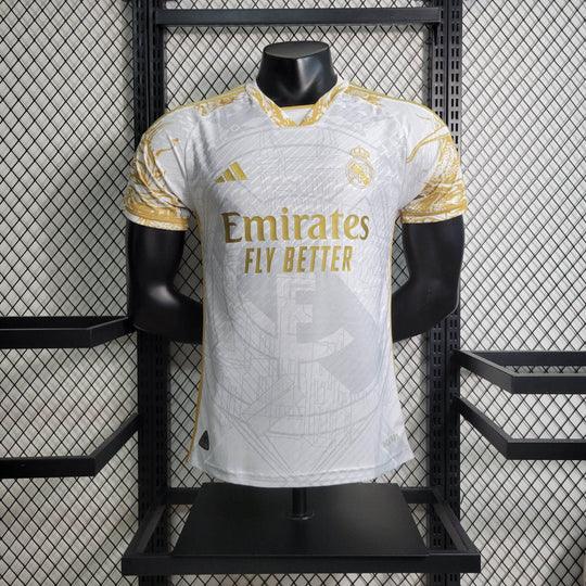 Maillot Real Madrid 2023-2024 Edition Limitée Doré