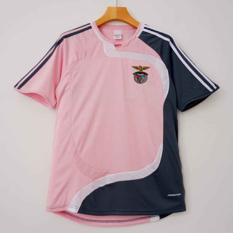 Maillot Benfica 2007-2008 Rose Rétro