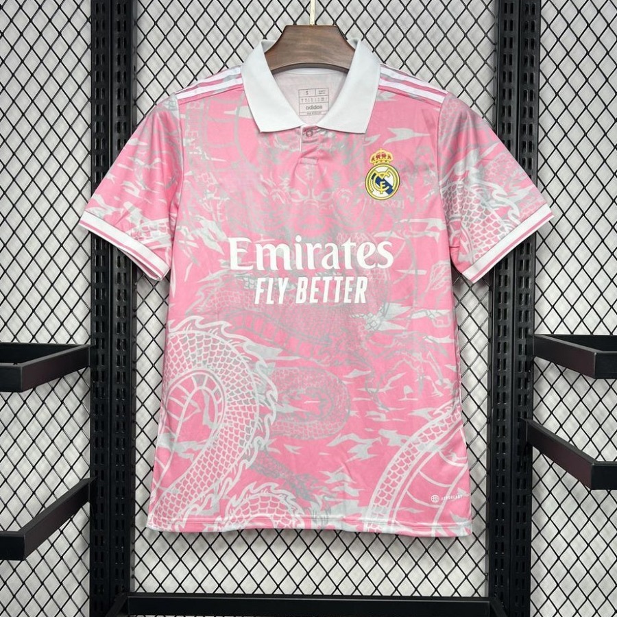 Maillot Real Madrid 25/26 Polo Rose Premium