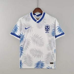 Maillot Brésil 2022 Édition Spéciale Blanc Bleu