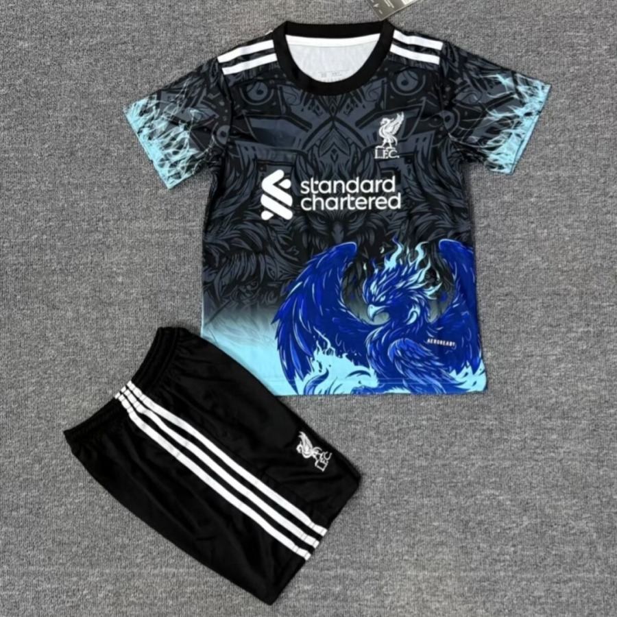 Maillot Liverpool Enfant 2025/26 Bleu Premium
