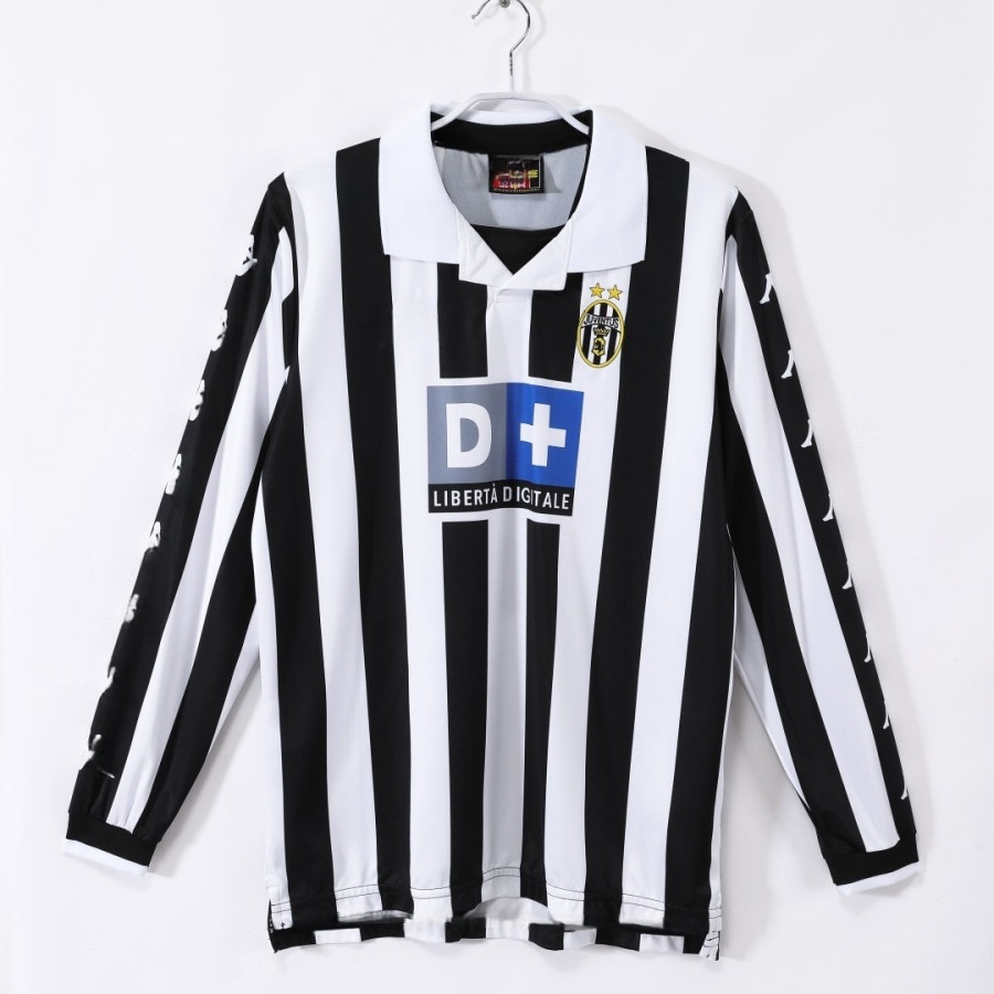 Maillot Juventus Domicile 1999-2000 Retro Manches Longues