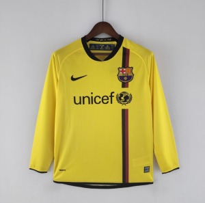 Maillot FC Barcelone 2008/09 Extérieur Manches Longues