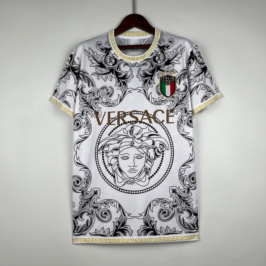 Maillot Italie Concept Blanc Doré 2023 2024