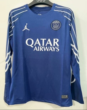 Maillot PSG 25/26 Bleu Manches Longues