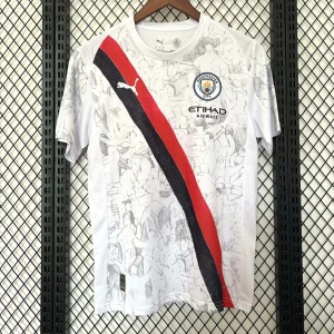 Maillot Manchester City Extérieur 2025/26 Blanc
