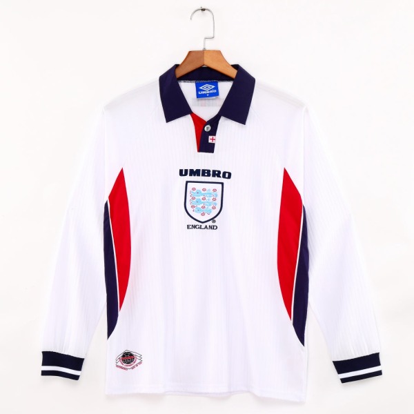 Maillot Angleterre Domicile 1998 Manches Longues Rétro