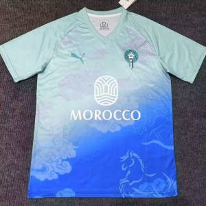 Maillot Maroc 2025-26 Édition Spéciale Bleu