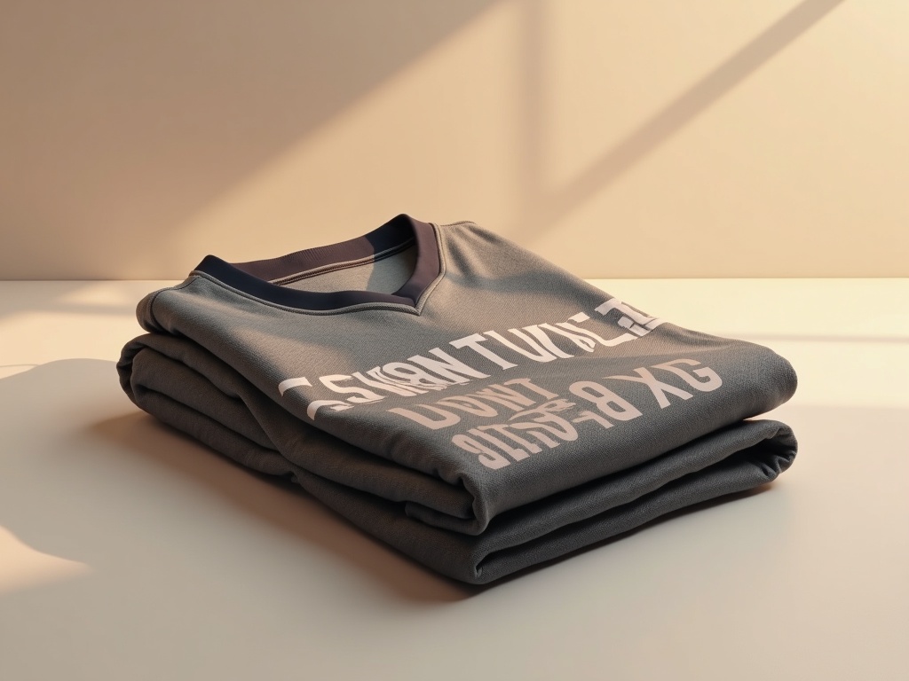 Maillot de foot concept édition limitée sur fond épuré, tissu premium et design original
