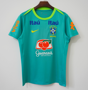 Maillot Brésil Training Vert 2004 Rétro