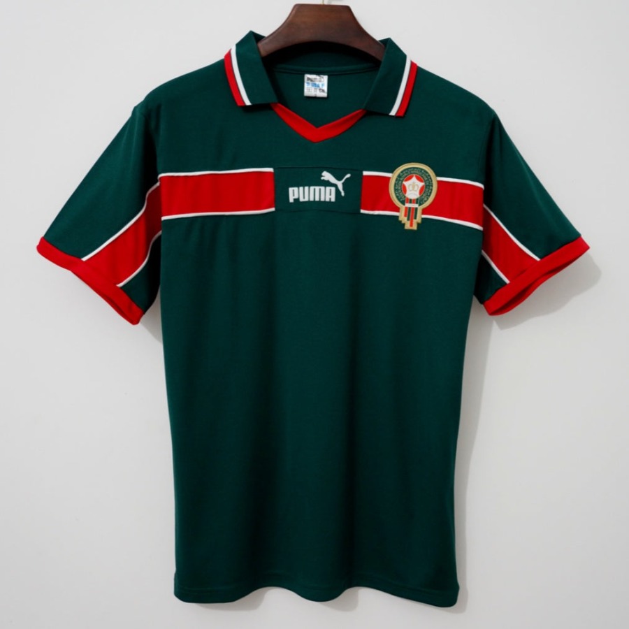 b6c7954edcd078fa107b66dbb5dbe32d.jpg Maillot Maroc Domicile 1998 Rétro