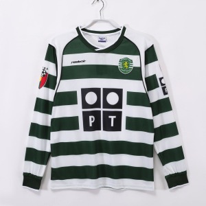 Maillot Sporting CP Domicile 2001-2003 Manches Longues