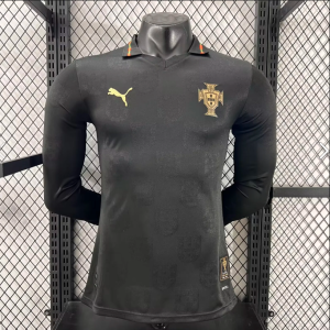Maillot Portugal 2025/26 Noir Manches Longues