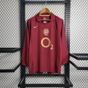 Maillot Arsenal Rétro Manches Longues 2005/06