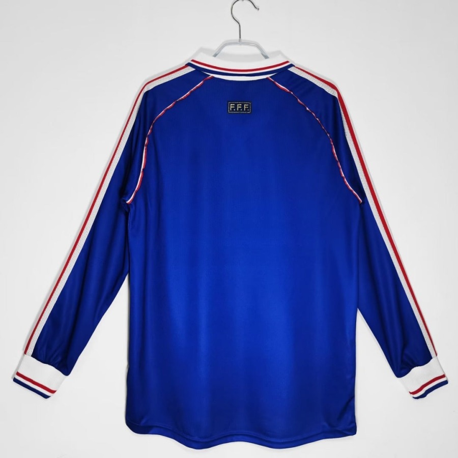 Maillot France Domicile Rétro 1998 Manches Longues