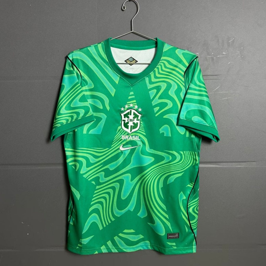 Maillot Brésil Gardien 2026 - Vert Premium