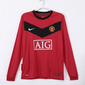 Maillot Manchester United Domicile 2010 Manches Longues