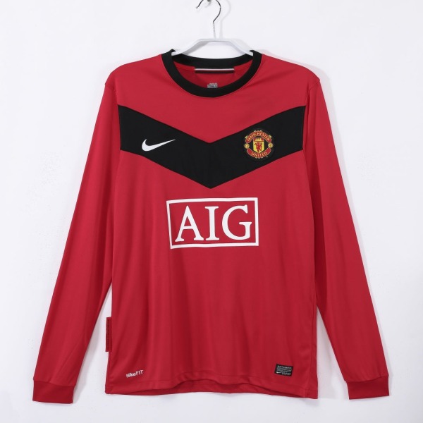 Maillot Manchester United Domicile 2010 Manches Longues